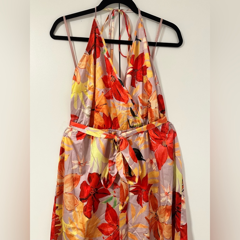 Fashion Nova Natural Beauty Floral Jumpsuit